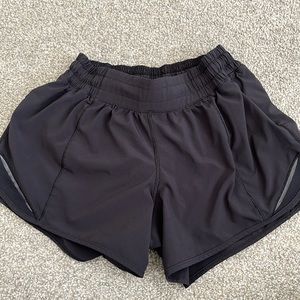 Black lululemon shorts
